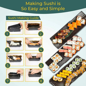 10 Pcs/Set DIY Sushi Roll Making Kit-Kitchen Accessories-Tupperware 4 Sale