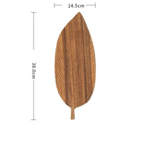 Homemade Walnut Log Handmade Leaf Tray-Home Decor-Tupperware 4 Sale
