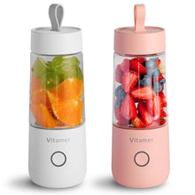 Load image into Gallery viewer, 2in 1 Portable USB Rechargeable Fruit Juicer / Blender-Outdoor Accessories-Tupperware 4 Sale