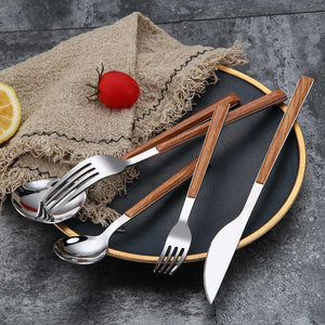 Stainless Steel Unique Pattern Knife, Spoon & Fork-Dining Accessories-Tupperware 4 Sale