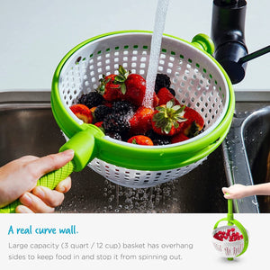 Vegetable Washing Dehydration Drain Basket