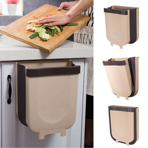 Folding & Hanging Kitchen Cabinet Door Trash Bin (Rectangular)-Kitchen Accessories-Tupperware 4 Sale