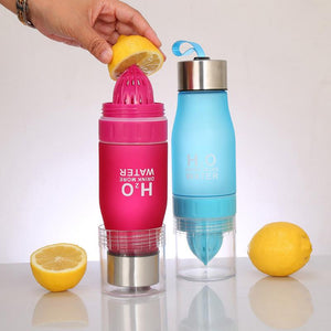 Multi Color H2O Water Bottle 650ml With Strap & Squeezer-Drinking Bottles-Tupperware 4 Sale