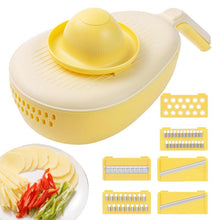 Load image into Gallery viewer, Avocado Shape Multifunctional Vegetable Grater / Slicer / Cutter With Storage Box