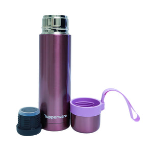 Tupperware Duo Tup Thermal Flask 500ml-Insulated Water Bottle-Tupperware 4 Sale