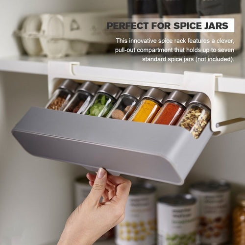 Under-shelf Spice Organizer Storage Rack-Kitchen Accessories-Tupperware 4 Sale