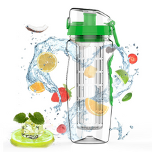 Load image into Gallery viewer, BPA/BPS Free &amp; Dishwasher Safe Water Bottle 1L with Fruit Infuser-Drinking Bottles-Tupperware 4 Sale