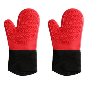 Non-Slip Silicone Oven Mitt Waterproof & Heat Resistant Kitchen Gloves-Kitchen Accessories-Tupperware 4 Sale