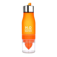 Load image into Gallery viewer, Multi Color H2O Water Bottle 650ml With Strap &amp; Squeezer-Drinking Bottles-Tupperware 4 Sale