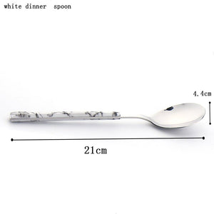 Stainless Steel Unique Pattern Knife, Spoon & Fork-Dining Accessories-Tupperware 4 Sale