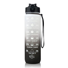 Load image into Gallery viewer, Reusable Water Bottle with Time Marker &amp; Straw For Direct Drinking - 1L-Drinking Bottles-Tupperware 4 Sale