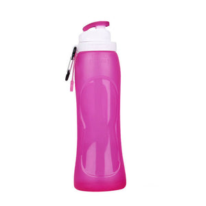 Foldable BPA Free Silicone Water Bottle 500ML-Drinking Bottles-Tupperware 4 Sale