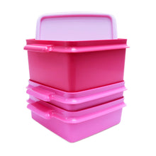 Load image into Gallery viewer, Tupperware Triffin Delight Pink Lunch Boxes | Picnic Lunchboxes-Lunch Box-Tupperware 4 Sale