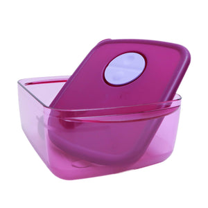 Tupperware Microwaveable Rock N Serve Lunch Box Square 1L - Violet-Food Prepare-Tupperware 4 Sale