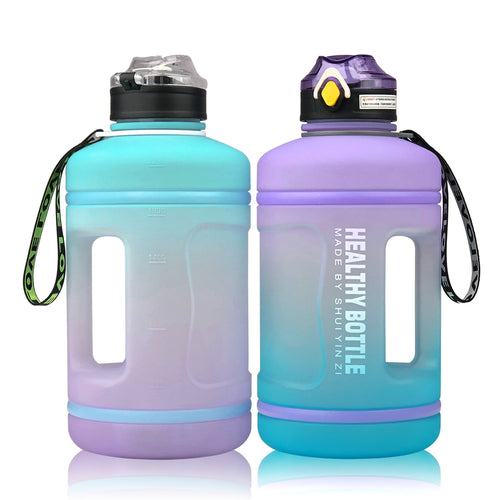 Reusable Gradient Flip Top Water Bottle with Lock & Straw - 2.2L-Drinking Bottles-Tupperware 4 Sale