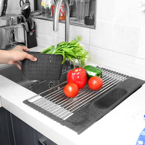 Multi-Use Foldable Sink Dish Drainer-Kitchen Accessories-Tupperware 4 Sale