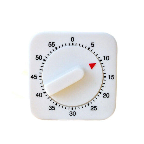 White Plastic Kitchen Mechanical Timer-Kitchen Accessories-Tupperware 4 Sale