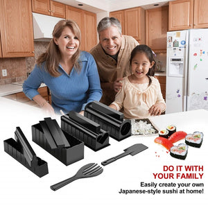 10 Pcs/Set DIY Sushi Roll Making Kit-Kitchen Accessories-Tupperware 4 Sale