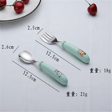 Load image into Gallery viewer, Stainless Steel Toddler Spoon &amp; Fork Cutlery Set-Dining Accessories-Tupperware 4 Sale