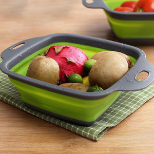Foldable Fruit & Vegetable Washing Basket Strainer-Kitchen Accessories-Tupperware 4 Sale