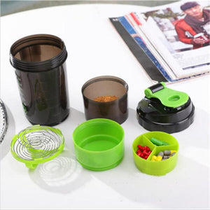 Creative Protein Powder Shake Mixing Fitness Water Bottle-Drinking Bottles-Tupperware 4 Sale