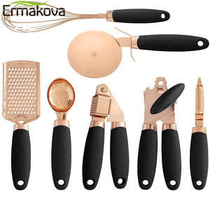 7 Pcs Copper Coated Stainless Steel Kitchen Gadget Set-Kitchen Accessories-Tupperware 4 Sale