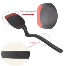 Load image into Gallery viewer, 360 Angle Multifunction Silicone Serving Ladle with Capacity Scale