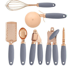 7 Pcs Copper Coated Stainless Steel Kitchen Gadget Set-Kitchen Accessories-Tupperware 4 Sale