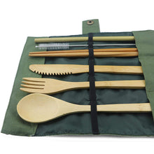 Load image into Gallery viewer, Eco Friendly Bamboo Flatware Cutlery Set-Dining Accessories-Tupperware 4 Sale