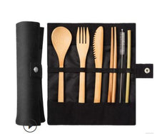 Load image into Gallery viewer, Eco Friendly Bamboo Flatware Cutlery Set-Dining Accessories-Tupperware 4 Sale