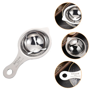 Titanium Plated Stainless Steel Egg Yolk Separator-Kitchen Accessories-Tupperware 4 Sale