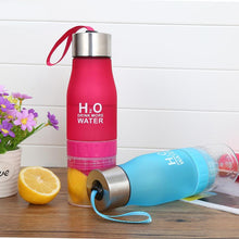 Load image into Gallery viewer, Multi Color H2O Water Bottle 650ml With Strap &amp; Squeezer-Drinking Bottles-Tupperware 4 Sale