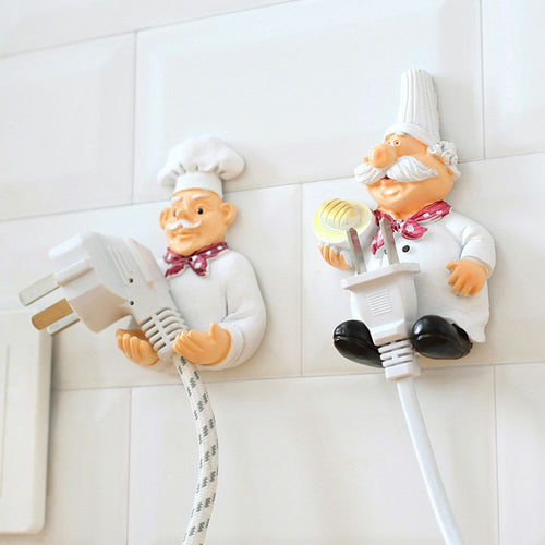 Kitchen Cartoon Plug Bracket / Cook Power Socket Cord Holder-Kitchen Accessories-Tupperware 4 Sale