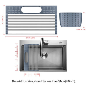 Multi-Use Foldable Sink Dish Drainer-Kitchen Accessories-Tupperware 4 Sale