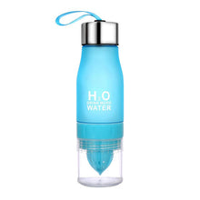Load image into Gallery viewer, Multi Color H2O Water Bottle 650ml With Strap &amp; Squeezer-Drinking Bottles-Tupperware 4 Sale