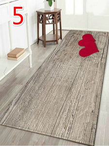 Non-Slip Wood Series Printing Kitchen / Door / Bathroom Mat-Floor Mats-Tupperware 4 Sale