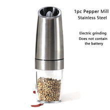 Load image into Gallery viewer, Electric Automatic Stainless Steel Pepper Mill / Salt Grinder with LED Light-Kitchen Accessories-Tupperware 4 Sale