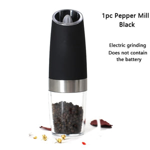 Electric Automatic Stainless Steel Pepper Mill / Salt Grinder with LED Light-Kitchen Accessories-Tupperware 4 Sale