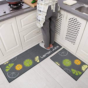 Non-Slip Kitchen Pattern Design 2 Pieces Kitchen Mat Set-Floor Mats-Tupperware 4 Sale