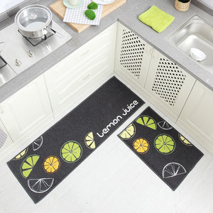 Non-Slip Kitchen Pattern Design 2 Pieces Kitchen Mat Set-Floor Mats-Tupperware 4 Sale