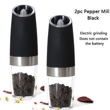 Load image into Gallery viewer, Electric Automatic Stainless Steel Pepper Mill / Salt Grinder with LED Light-Kitchen Accessories-Tupperware 4 Sale