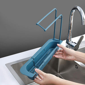 Expandable Storage Drainer with Double Towel Holder-Kitchen Accessories-Tupperware 4 Sale