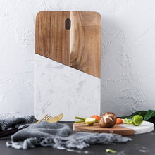 Load image into Gallery viewer, Marble and Acacia Wood Non Slip Kitchen Cutting Board-Kitchen Accessories-Tupperware 4 Sale