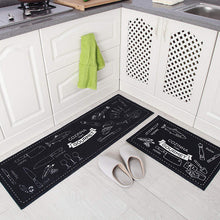 Load image into Gallery viewer, Non-Slip Kitchen Pattern Design 2 Pieces Kitchen Mat Set-Floor Mats-Tupperware 4 Sale