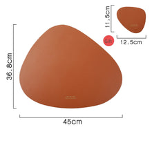 Load image into Gallery viewer, PU Leather Heat Insulation Non-Slip Simple Placemats-Dining Accessories-Tupperware 4 Sale