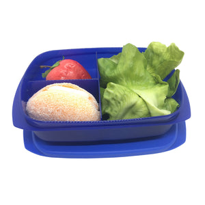 Tupperware Reheatable Divided Lunch Box Square | Lunchbox-Lunch Box-Tupperware 4 Sale