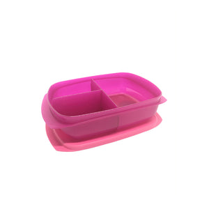 Tupperware Reheatable Divided Lunch Box Square | Lunchbox-Lunch Box-Tupperware 4 Sale