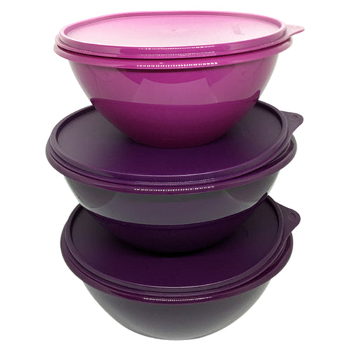 Tupperware Round Wonderlier Bowl Set-Bowls-Tupperware 4 Sale