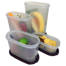 Load image into Gallery viewer, Tupperware Modular Mates Dewberry Oval Set-Food Storage-Tupperware 4 Sale