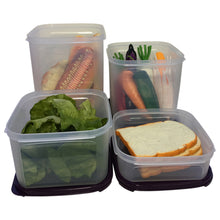 Load image into Gallery viewer, Tupperware Modular Mates Dewberry Square Set-Food Storage-Tupperware 4 Sale